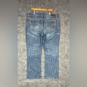 Cody James Jeans Mens 40x32 Blue Denim Straight Leg RN#114397